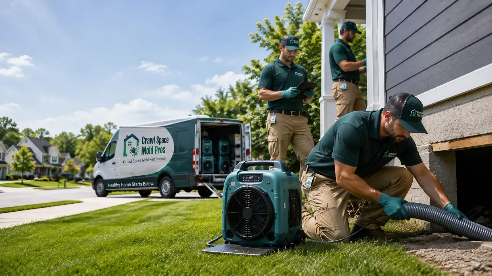Crawl Space Mold Removal in Foster, OR